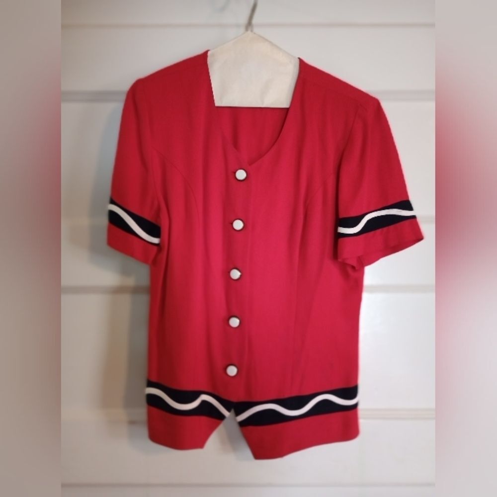 Studio C 8 women's cute button-down top